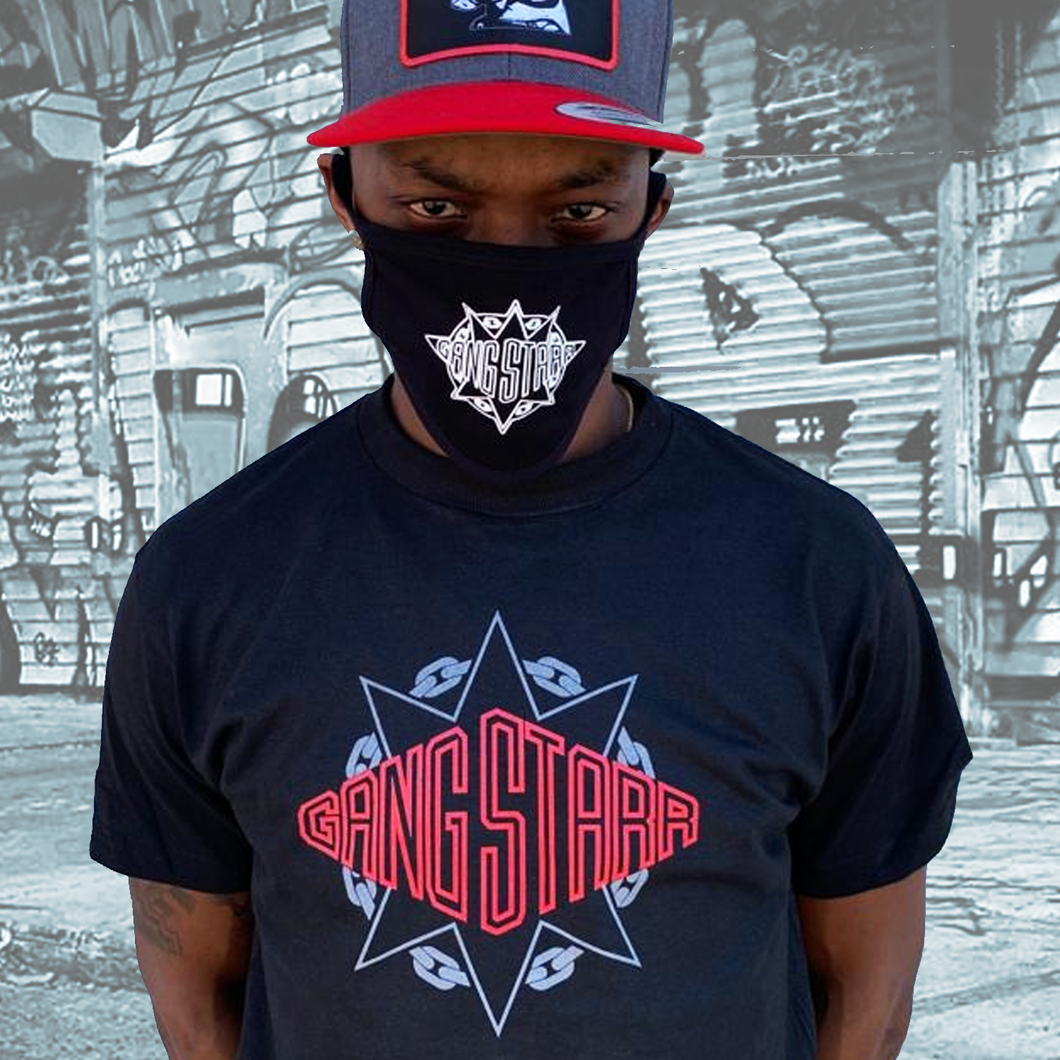 Gang Starr Grey & Red Logo Tee
