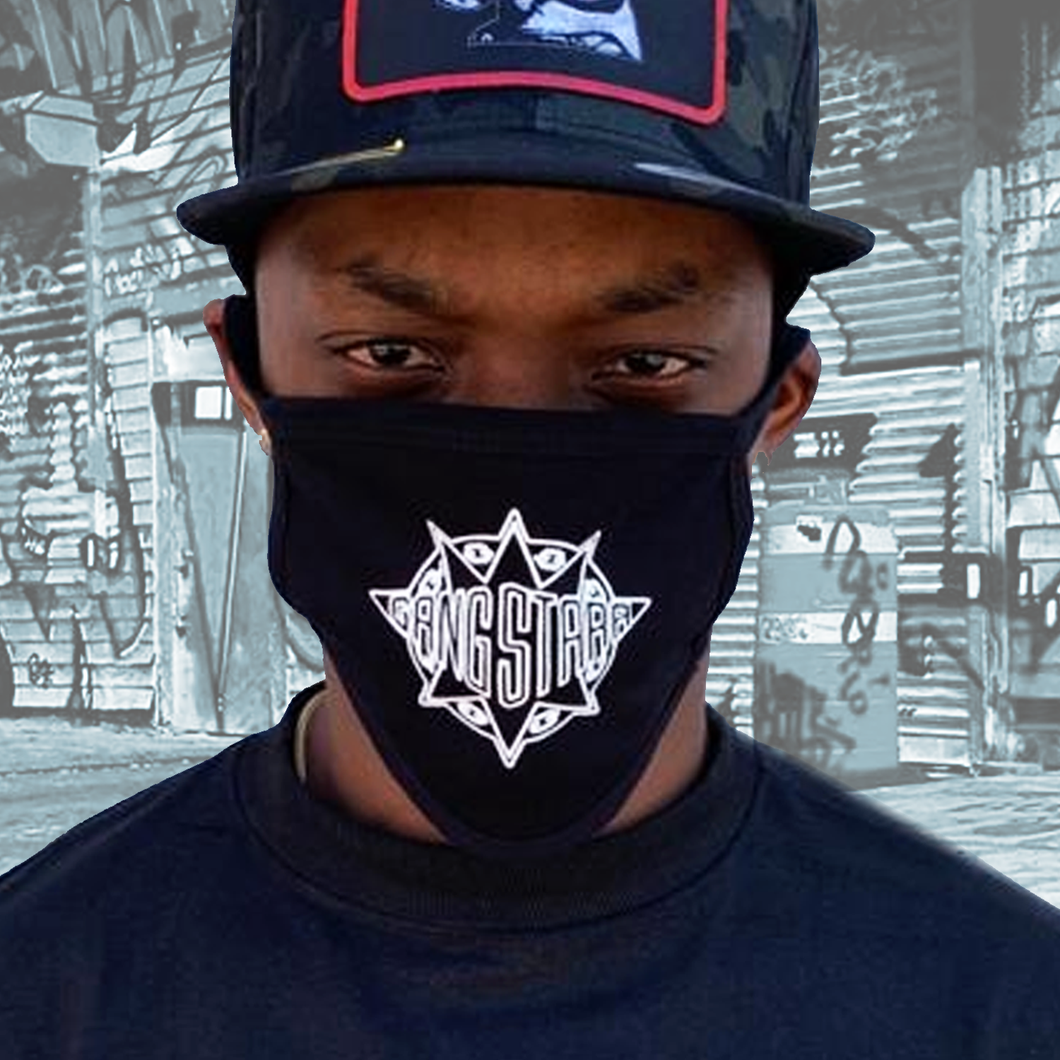 Gang Starr Face Mask - Black