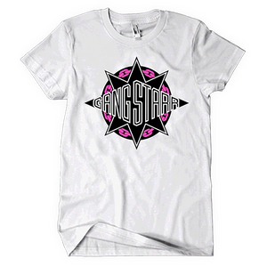 Gang Star Pink/Black/White Logo Tee